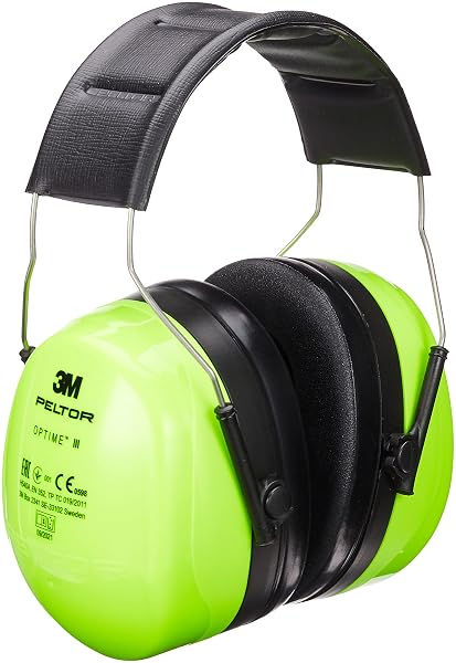 3M Peltor Optime III Kopfbuegel Hi-Viz (SNR 35 dB hohe Sichtbarkeit) Gehoerschutz