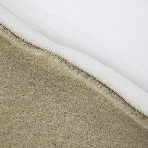 Miniatura 9 de HECASA Funda de asiento compatible con Ford Super Duty F250 F350 F450 F550 F550 Lariat de repuesto para parte inferior del conductor color camello