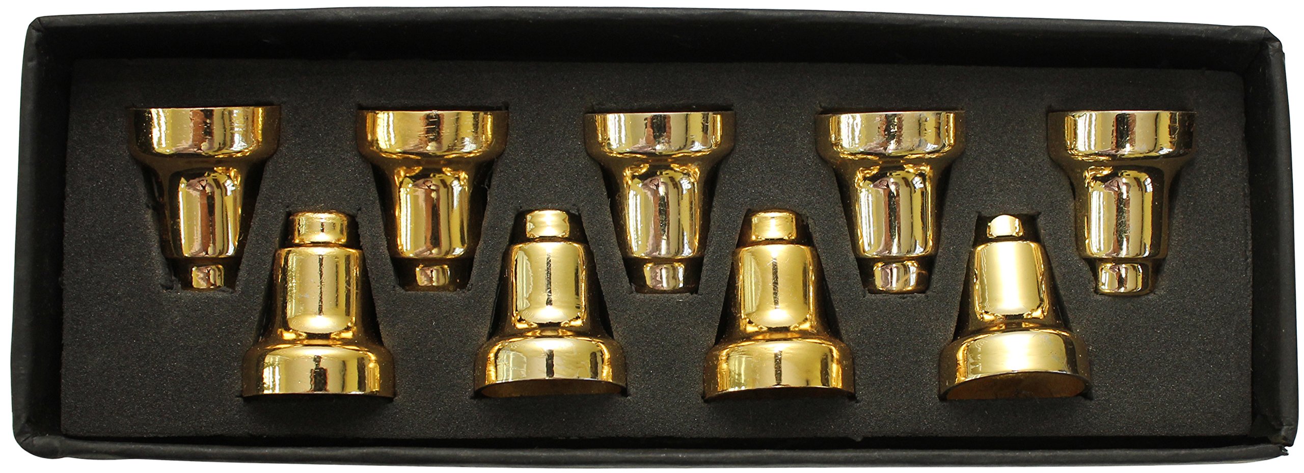 Majestic Giftware Menorah Drip Cups Brass 1" H-MNDC-B