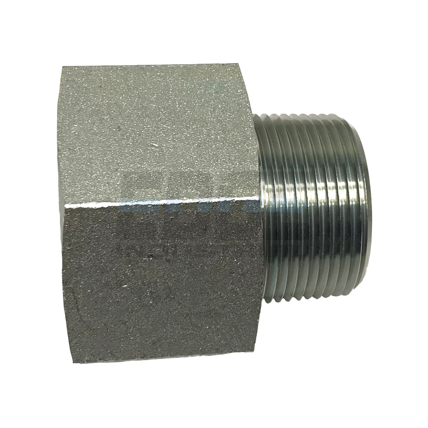 EDGE INDUSTRIAL Steel REDUCING Pipe Adapter 1-1/4" MNPT x 1-1/2" FNPT NPT HYDRUALIC/Fuel/AIR/Water/Oil/Gas/WOG