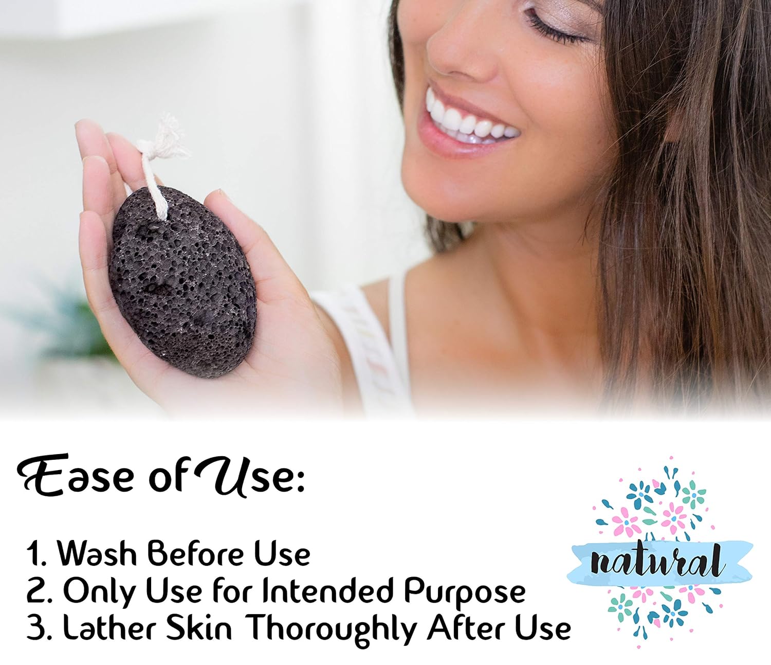 Opaz Pumice 2 pack Natural Earth Lava Stone Pedicure kit Tool Hard Skin Callus Remover for Feet and Hands : Beauty & Personal Care