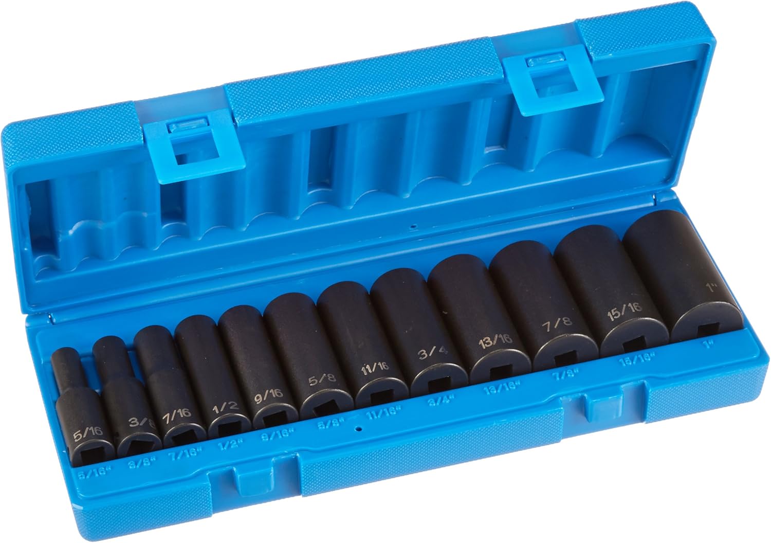 Grey Pneumatic (1202D) 3/8 Drive 12-Piece 12-Point Deep Socket Set