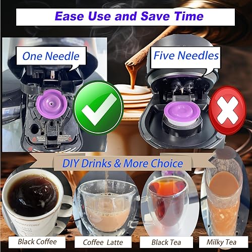 Miniatura 4 de 12 cápsulas desechables K Cups compatibles con Keurig 1.0and2.0, cápsulas de café rellenables para bricolaje, filtro de café vacío, cápsulas de té