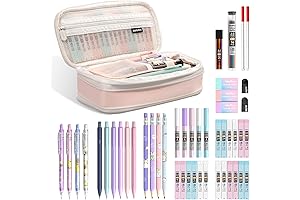 nicpro 39 pcs aesthetic school supplies with big capacity