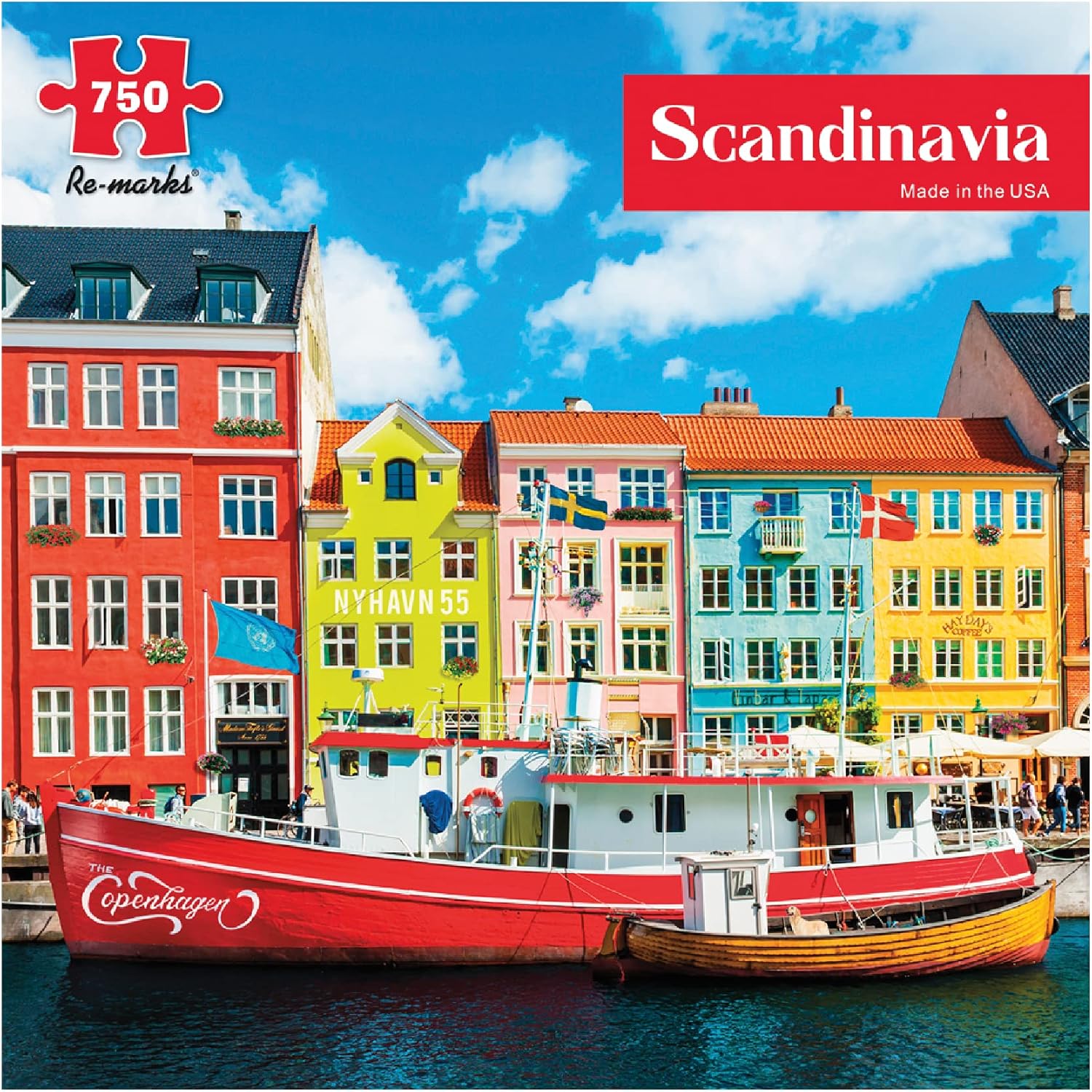 Re-marks Scandinavia 750-Piece Jigsaw Puzzle for All Ages