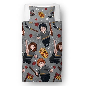 Character World Harry Potter Official LEGO® Single Childs Duvet Cover