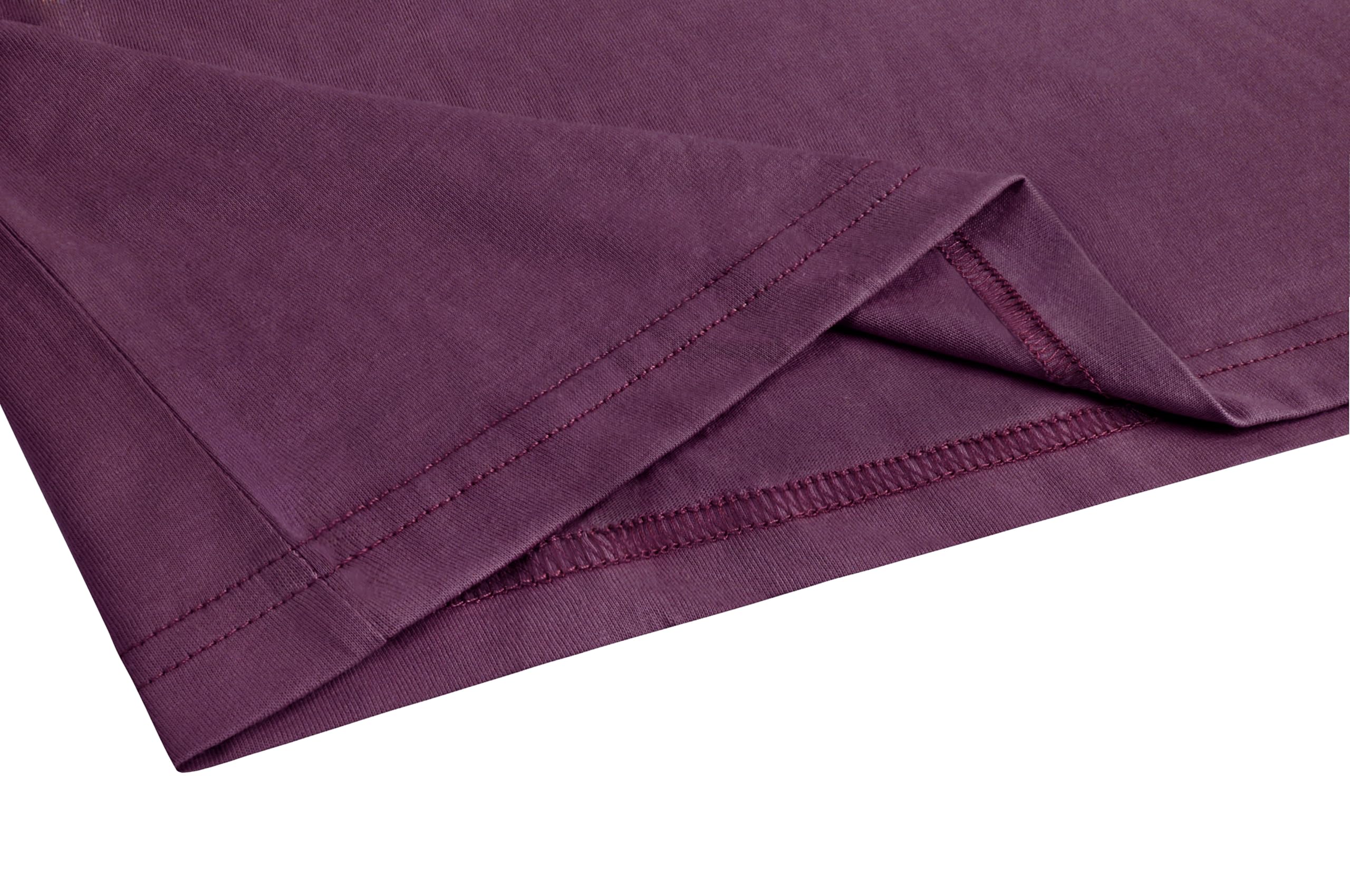 Derminpro Maglietta Henley da Uomo, Elasticizzata, a Costine, a Maniche Lunghe, Morbida