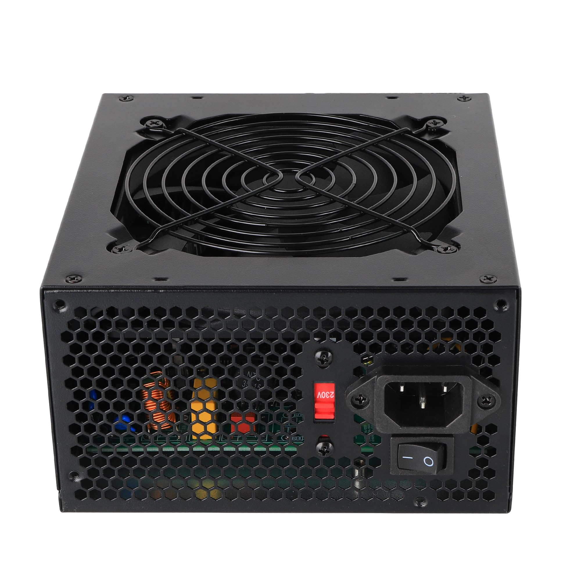 Fuente de alimentación ATX de 600 W con fuente de alimentación para juegos ATX controlada automáticamente térmicamente de 4.724 in 5