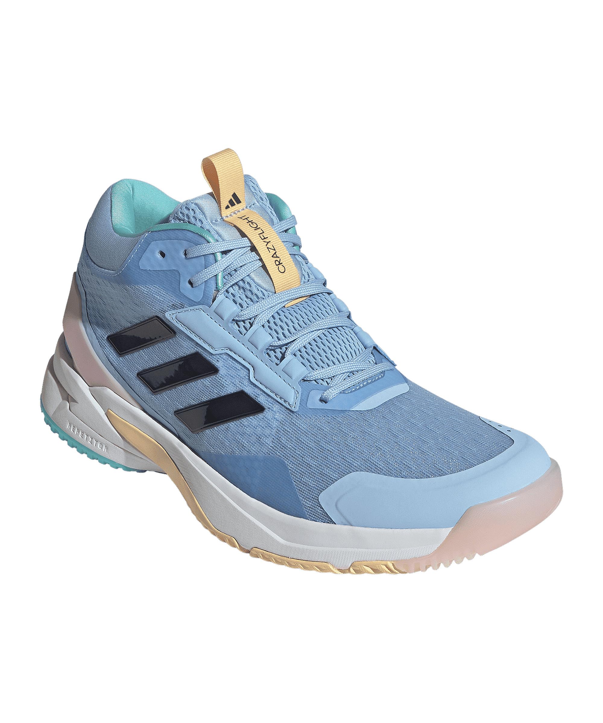 adidas Performance Crazyflight 6 Mid Damen Weiß blau, 41 1/3 Damen