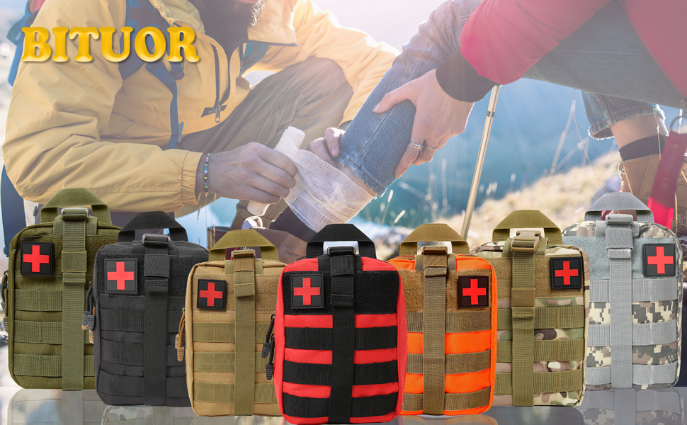 XPEX Borsa Pronto Soccorso Tattica Vuota: Piccola E Resistente Per Avventure Outdoor - 2