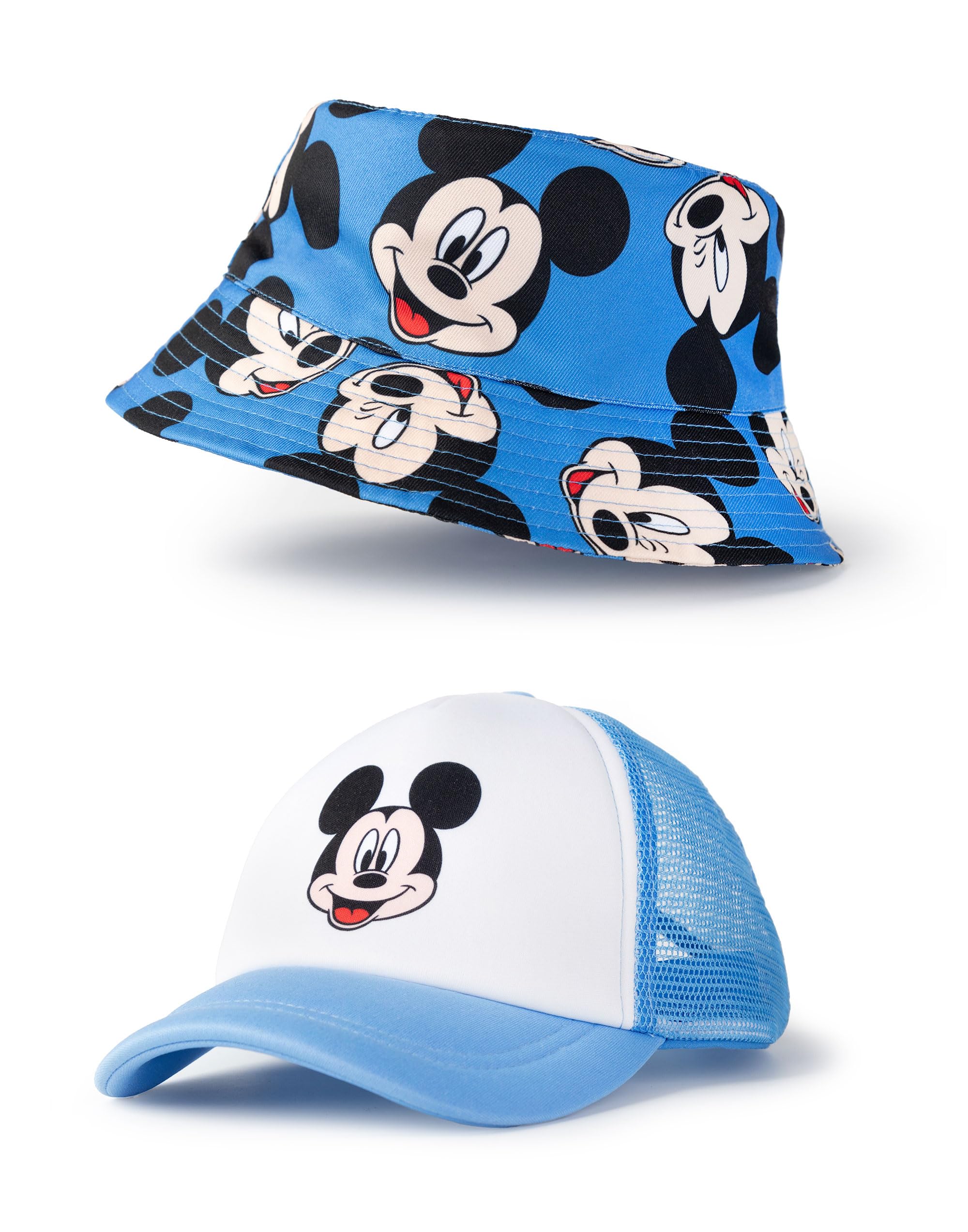 Disney Bucket Hat & Cap Set (Boys Blue)