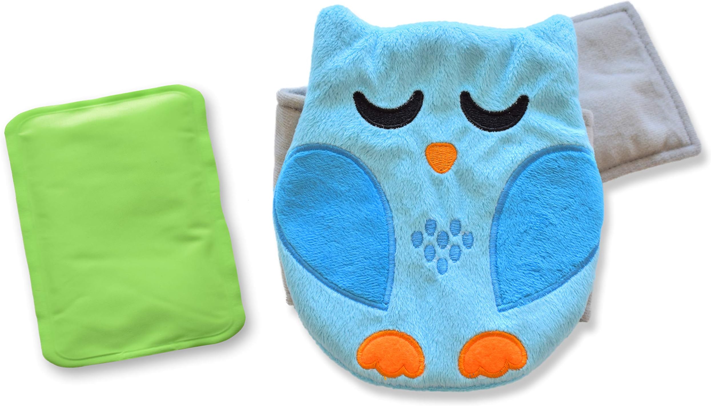 Baby Colic, Gas and Upset Stomach Relief – Belly Hugger – A Soothing Warmth Combined with Gentle Compression (Blue)