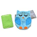 Baby Colic, Gas and Upset Stomach Relief, Baby Heated Tummy Wrap for Newborns - Belly Hugger - Infant Swaddling Belly Belt, Heating Pad with Soothing Warmth for Fussy Infants (Blue)