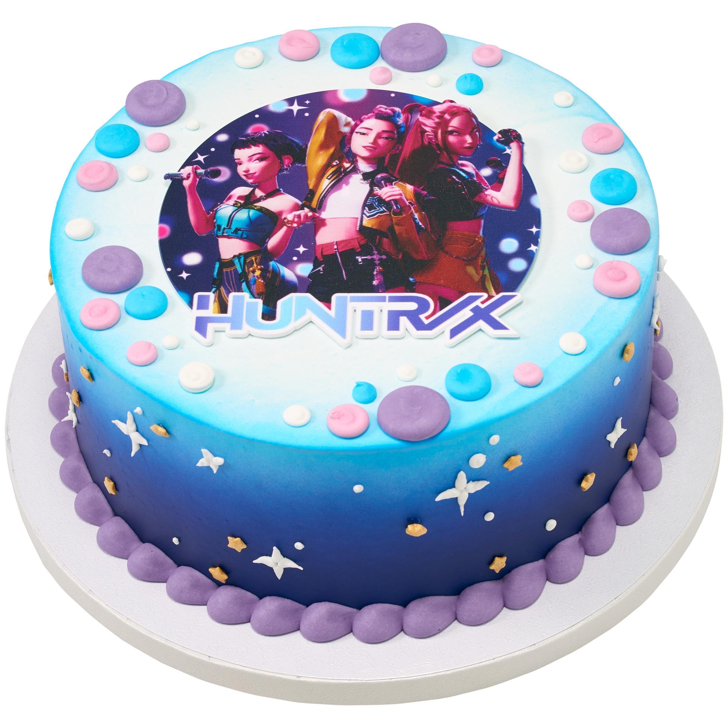 KPop Demon Hunters HUNTR/X Birthday Cake Topper