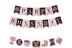 DPKOW Happy Boss Day Banner, Rose Gold Boss Day Decorations for Women