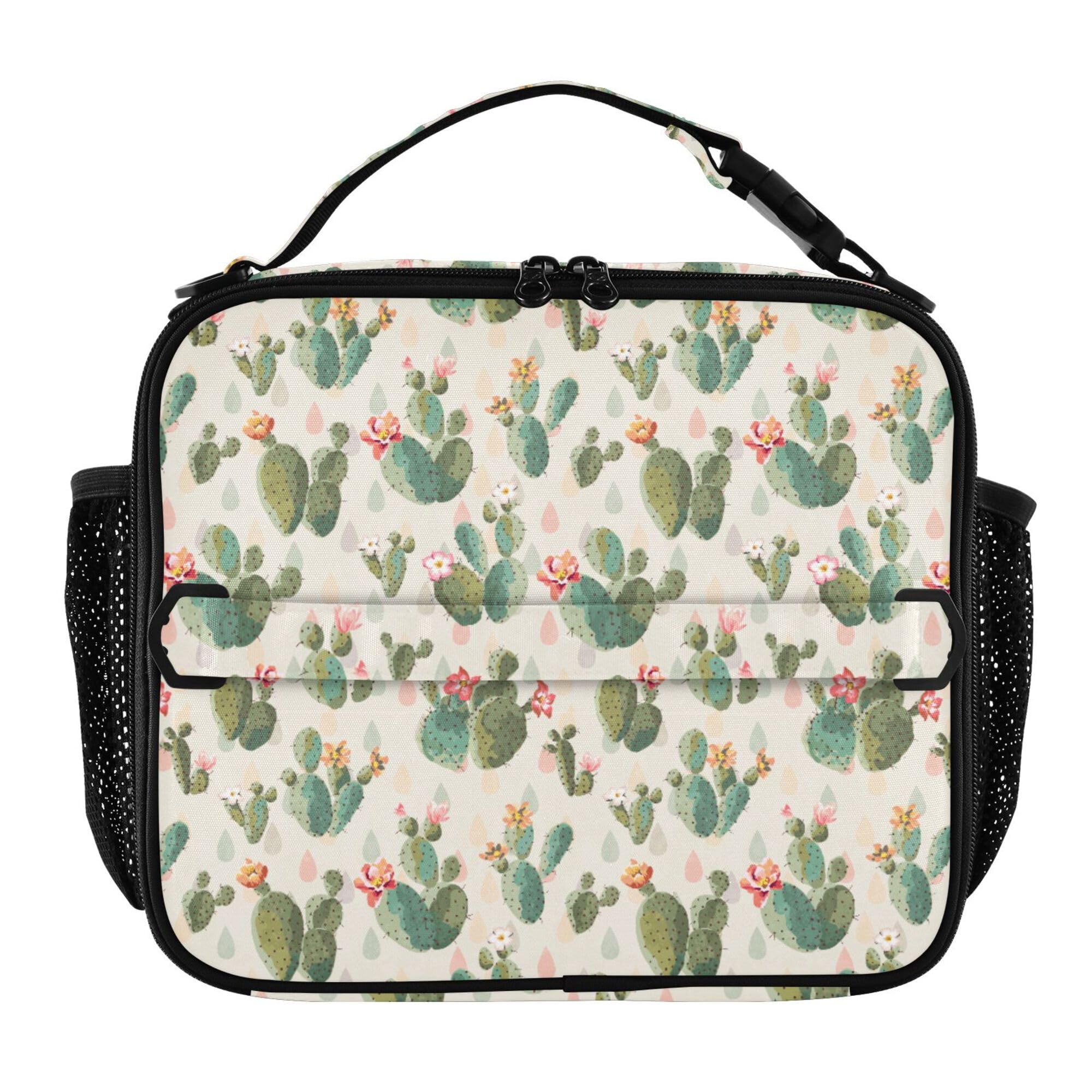 Lonchera de cactus para niños que buscan una bolsa térmica ligera