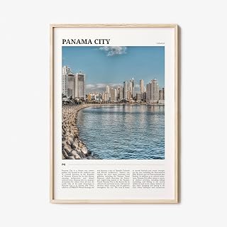 Panama City Travel Poster 3, Panama City Wall Art, Panama City Poster Print, Panama City Photo, Panama City Decor, Panama