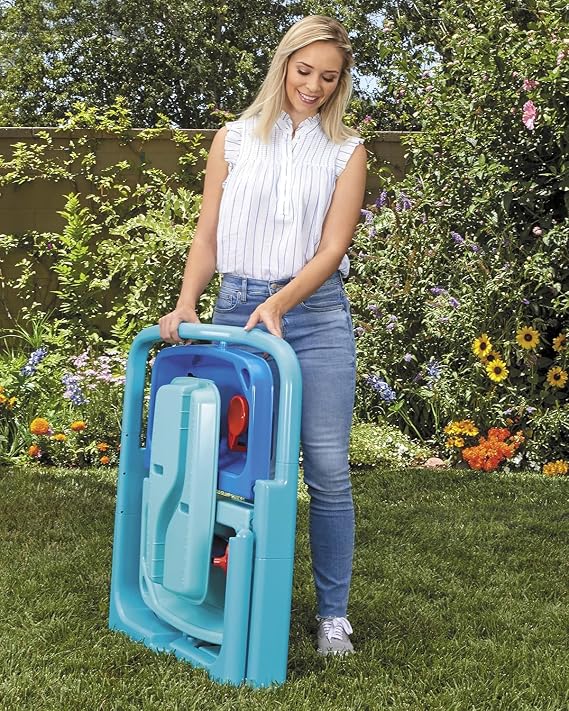 Little Tikes Easy Store Outdoor Folding Water Play Table with Accessories for Kids, Children, Boys & Girls 3+ Years, Mutlicolor, 660429C3