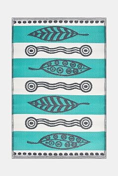 Esterilla Katlanabilir Hasır Kilim Mat | Çift Taraflı-Plaj-Piknik-Kamp-Bahçe-Balkon-Teras-Karavan