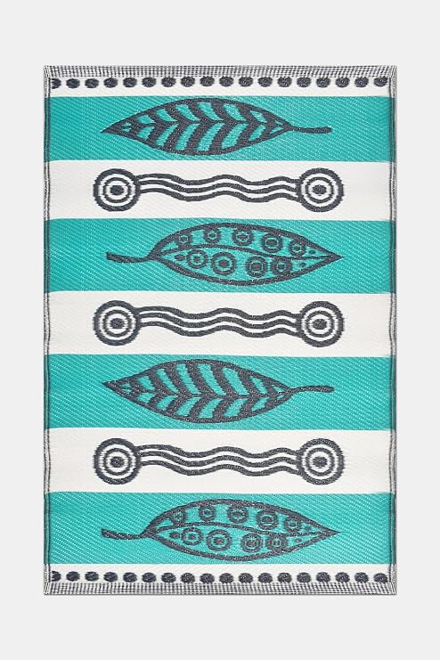 Esterilla Katlanabilir Hasır Kilim Mat | Çift Taraflı-Plaj-Piknik-Kamp-Bahçe-Balkon-Teras-Karavan