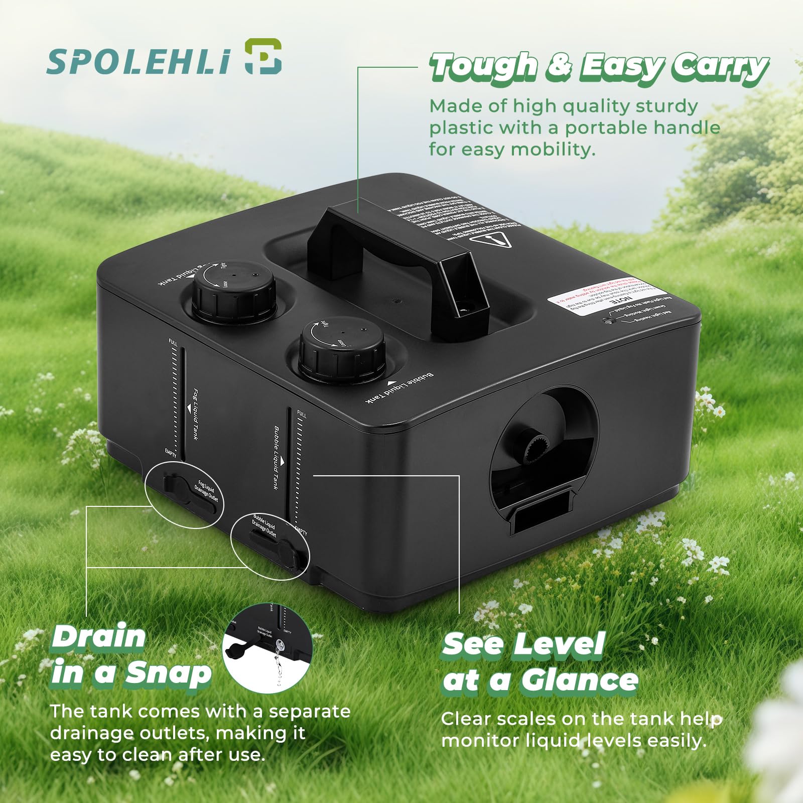 Macchina per nebbia con bolla, 400 W, automatica per sapone, due modalità per feste, palcoscenico, matrimonio, Halloween, Natale