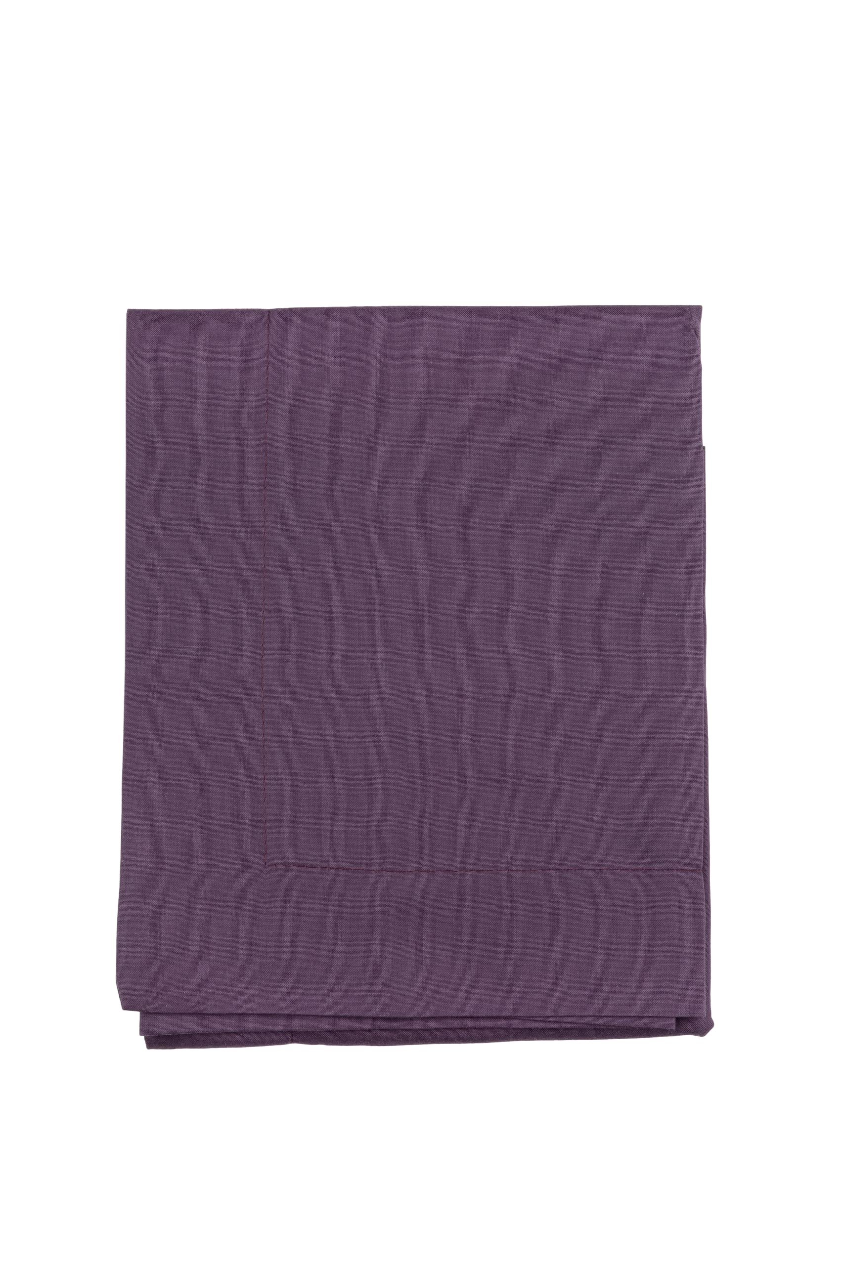 Toison d'Or Alabama Fitted Sheet, Fig, 80 cm x 190 cm