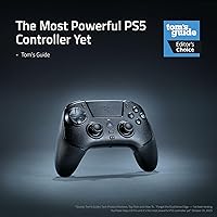Vista 2 de Razer Raiju V3 Pro Wireless Controller: Officially licensed for PlayStation, PS5, PC - Lag-free Esports Grade Performance - 6 Remappable Buttons