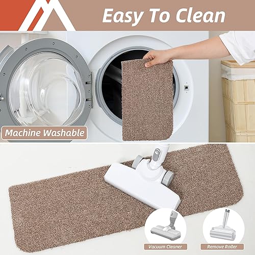 Miniatura 8 de Cosy Homeer - Alfombra antirresbalante para escaleras, de 30.0 x 8.0 in, para escalones de madera, alfombras para niños y perros, 100% poliéster, 15