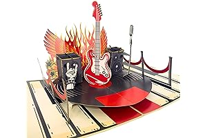 By 22Craft - Happy Father's Day Rock Guitar Pop Up Card