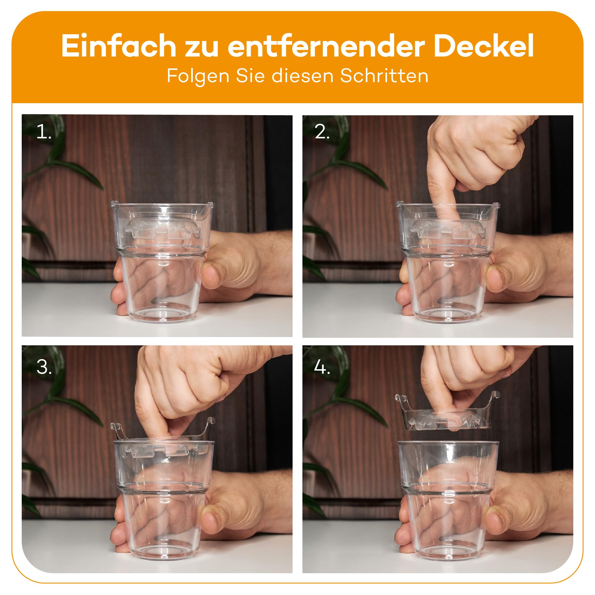 Taza para beber | Vaso para personas mayores con diseño moderno | Vaso para disfagia para personas con dificultades para tragar | Para personas con Parkinson y temblor esencial | 4 sin imán