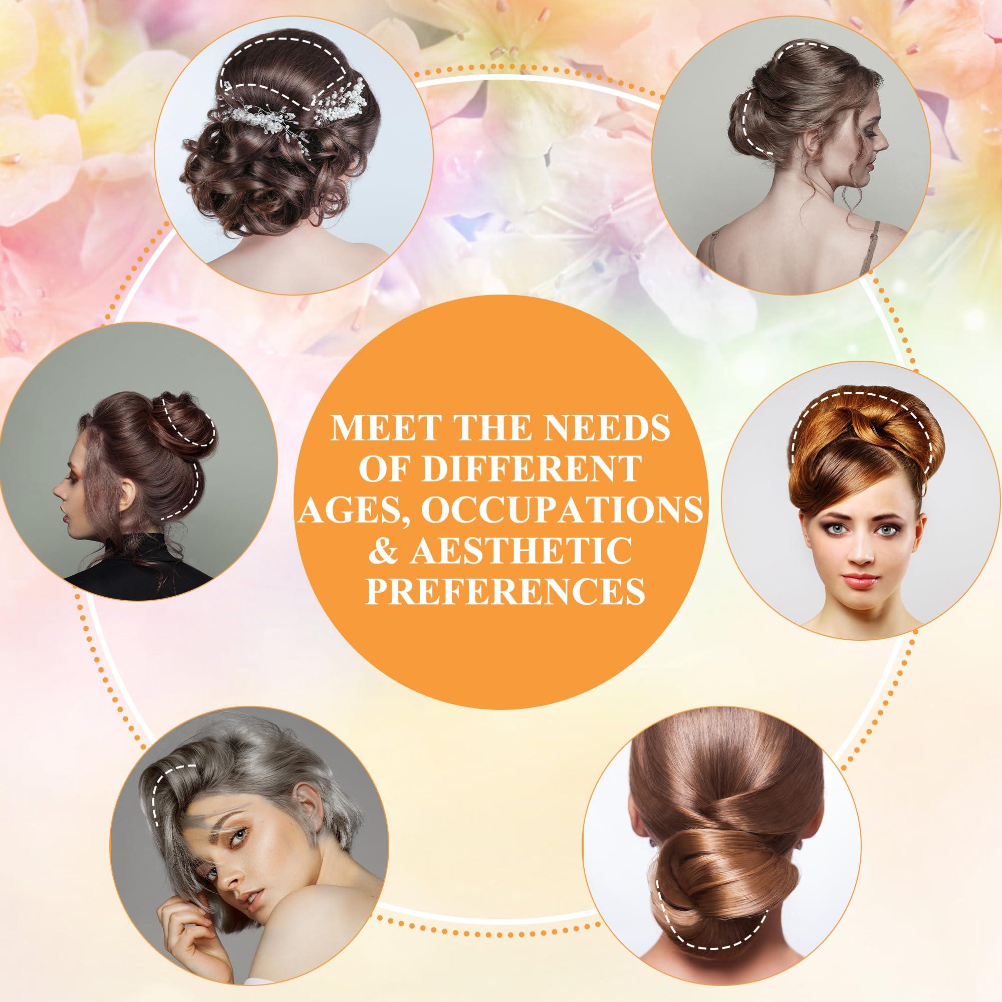 Hair Padding for Updo Volumes Bump Tool with 50P U Shape Pin - Image 3