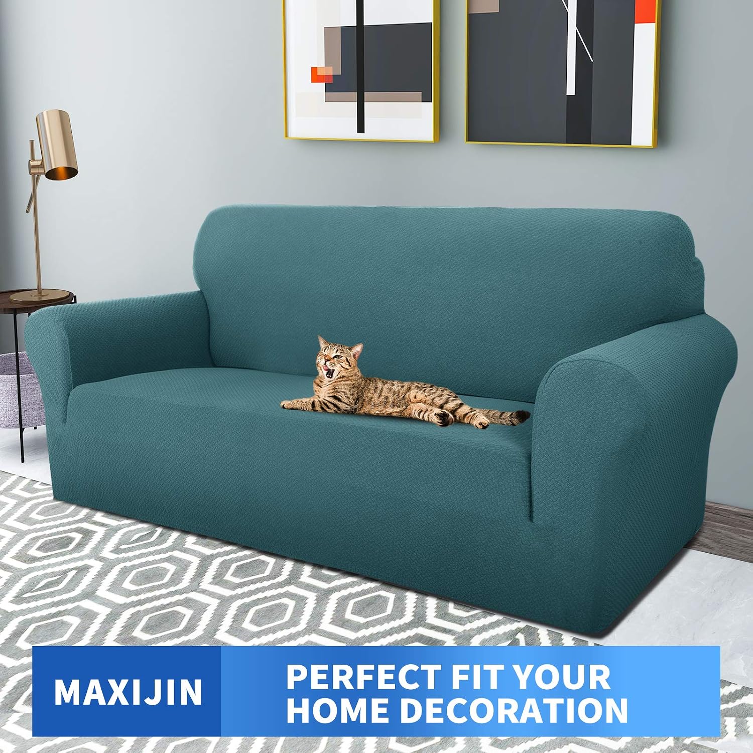 MAXIJIN Creative Jacquard Couch Covers for 2 Seater - Image 3