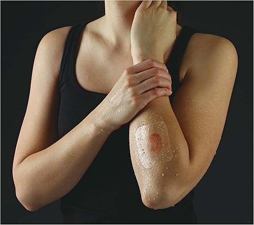 Miniatura 10 de Nexcare Tegaderm - Apósito transparente impermeable, resistente a la suciedad, a prueba de gérmenes, proporciona protección contra quemaduras