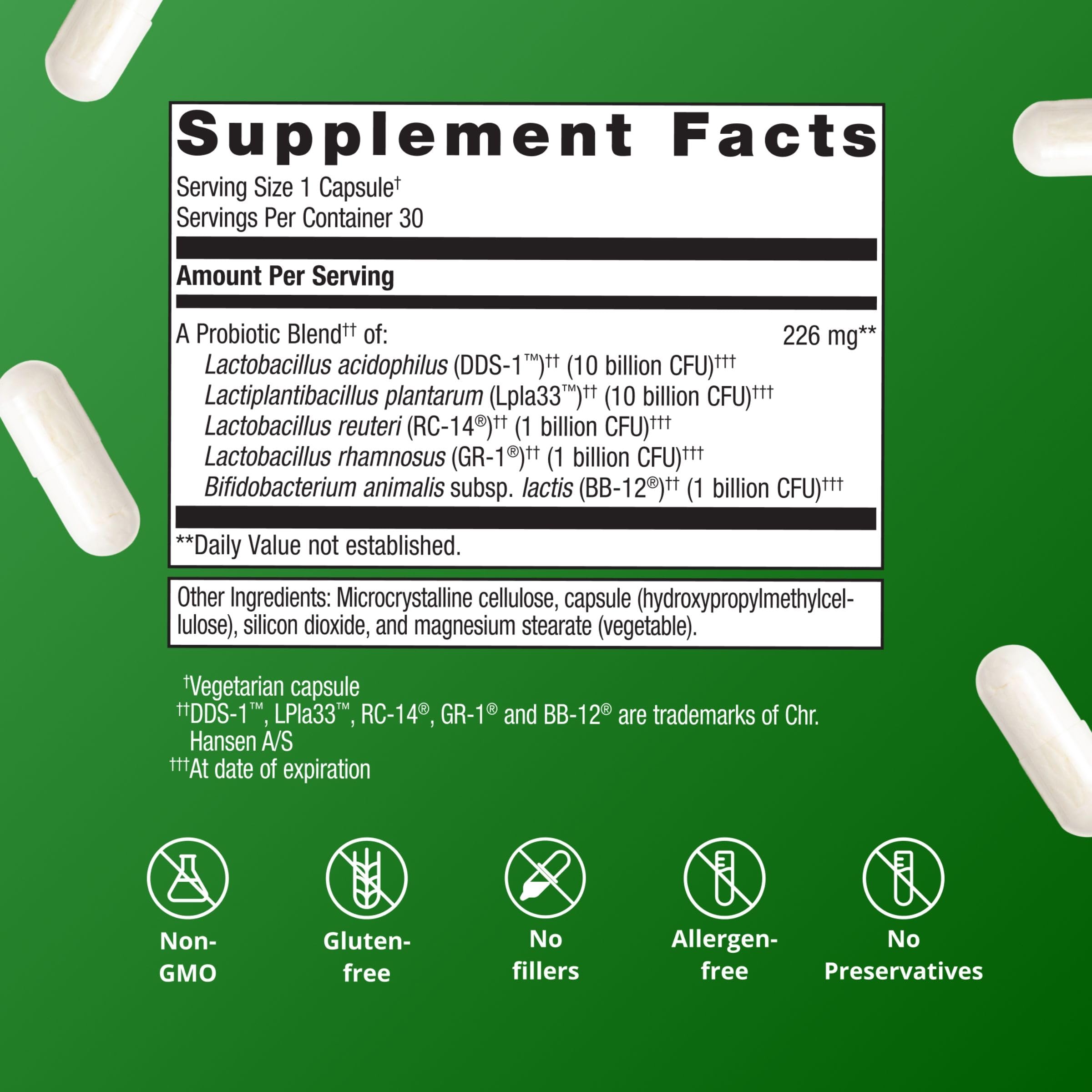 Metagenics UltraFlora Complete Probiotics for Women, 30 Capsules — Amazon image 6
