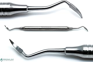 Dental Crane Kaplan Scaler Grafting Curved Blade Double Ended Surgical Implant Instruments