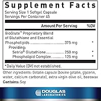 Vista 2 de Douglas Laboratories Glutatión liposomal Apoya las defensas antioxidantes y la desintoxicación 45 cápsulas de cápsula blanda