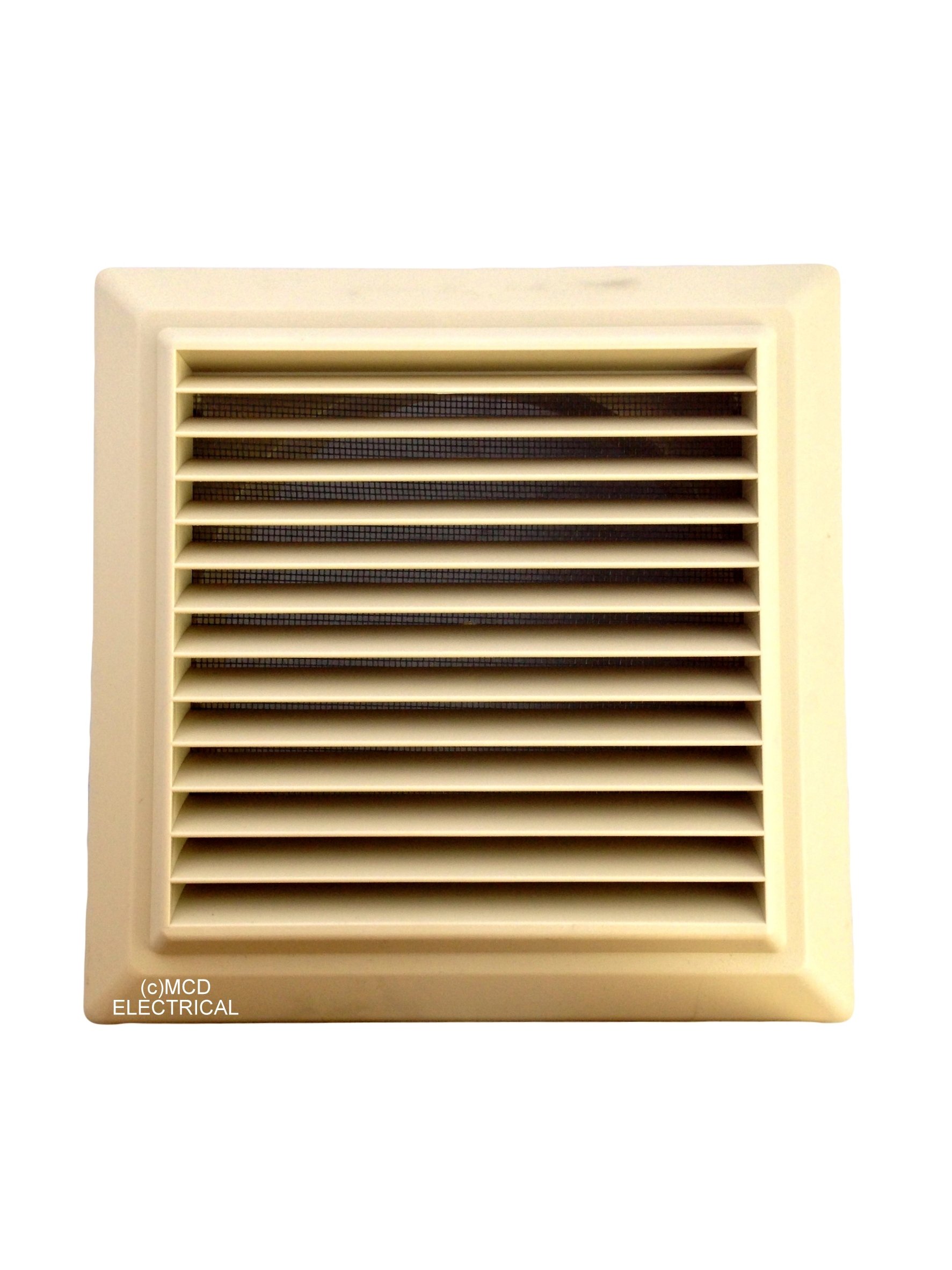 National Ventilation F6904C External Ventilation Grille 150 mm/6 Inch Cotswold Sand (Beige"