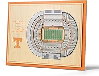 Vista 50 de YouTheFan NCAA Oklahoma Sooners - Arte de pared 3D de 5 capas con vista al estadio, Gaylord Family Oklahoma Memorial Stadium, 13.00 x 17.00 pulgadas