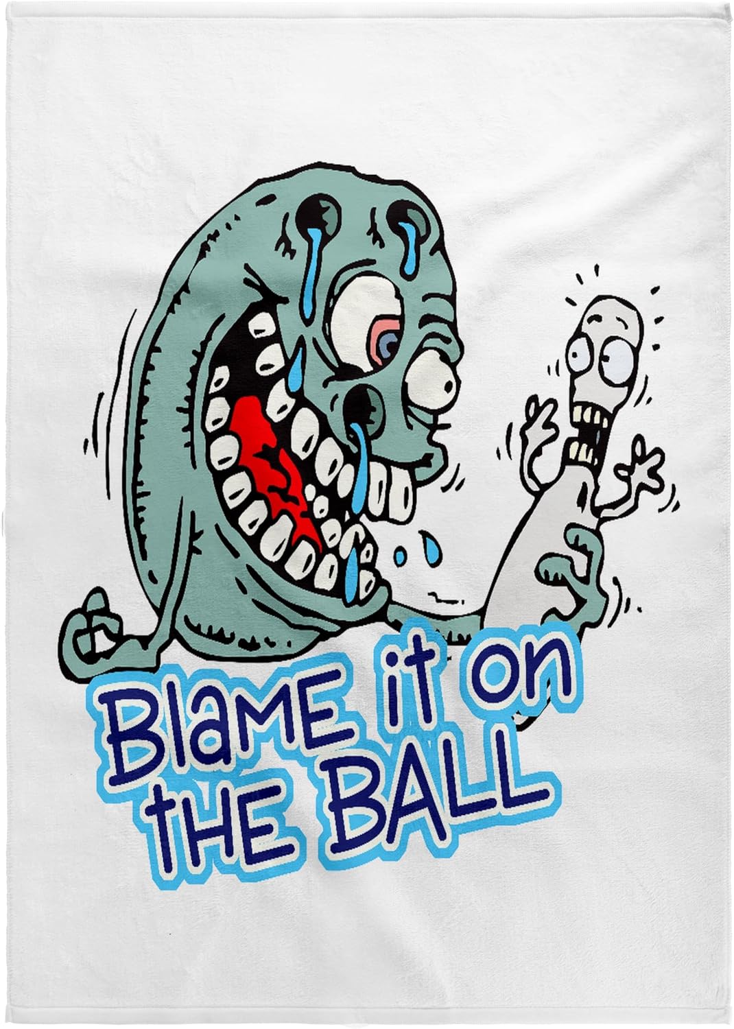 3dRose Funny Blame It On The Ball Bowling Humor Sports Design 22x30 Bath Hand Pool Towel