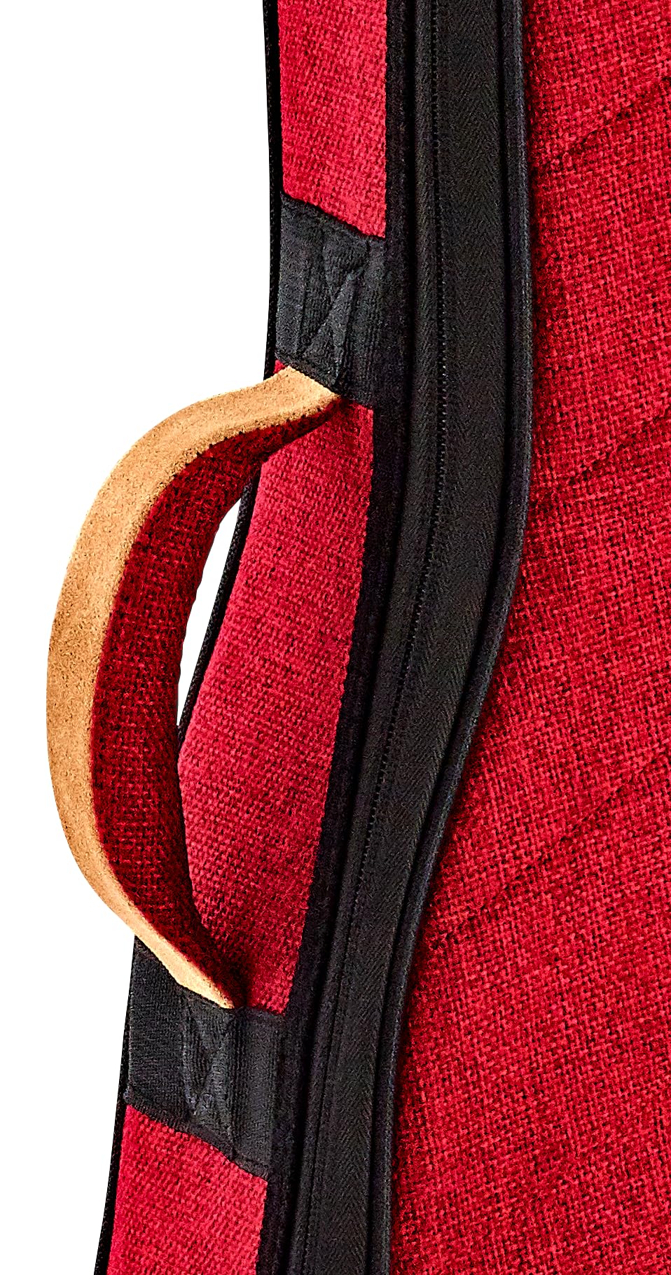 Ortega Guitars Ukulele Soft Case - Tasche für Tenor Ukulele - Höhe 67,5 cm - Breite 23 cm - Baumwolle / Leinen, Rot (OSOCAUK-TE-BX)