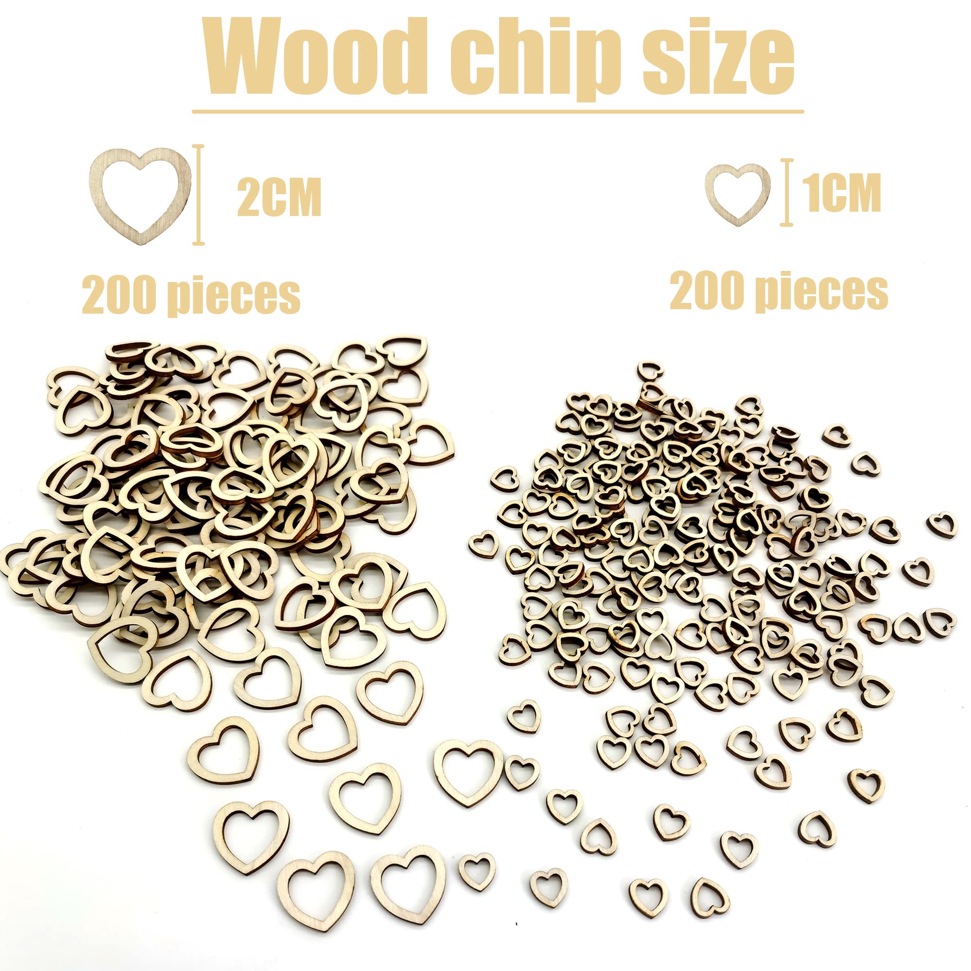 Sewroro 10 Pezzi Fette Di Legno A Forma Di Cuore Da 150 Mm, Con Foro Per Appendere, Superficie Liscia Per Pittura E Decorazioni Fai-da-te