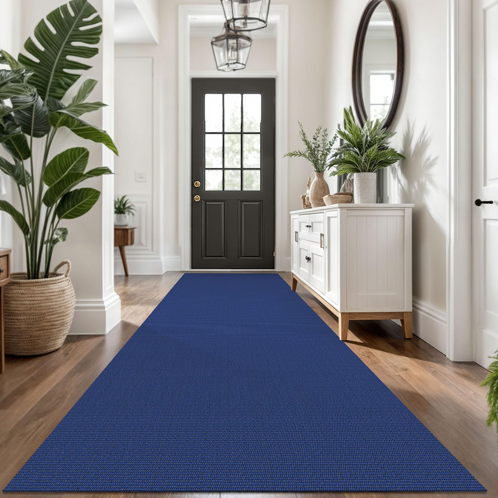 KOZYFLY Washable Runner Rug 3x14 ft Hallway Kitchen Runner Rugs with Rubber Backing Bobo Non Slip Entryway Runner Indoor, Long Carpet Runners for Hall