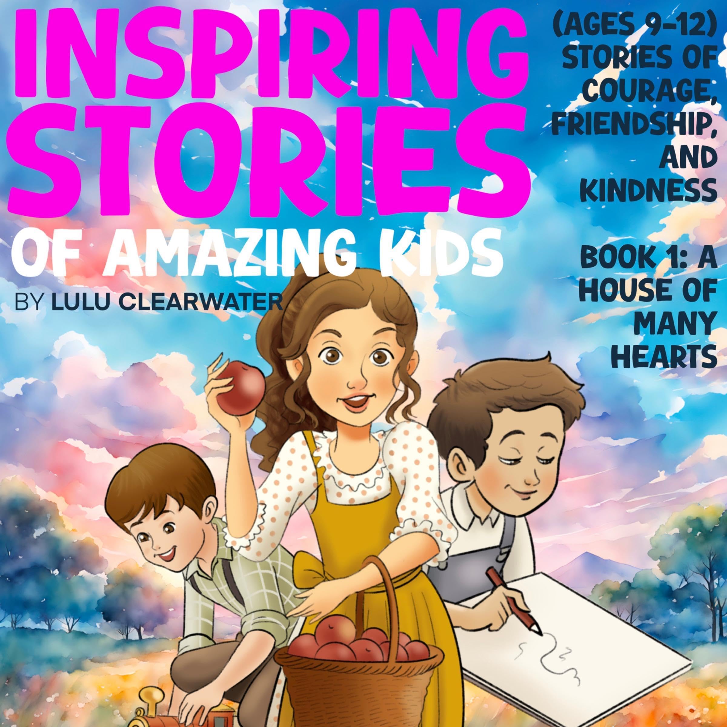 Cover art for Inspiring Stories of Amazing Kids, Book 1: A House of Many Hearts