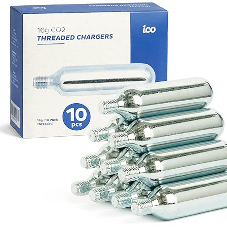 ICO CO2: Threaded CO2 Cartridges for Biking, Food and More