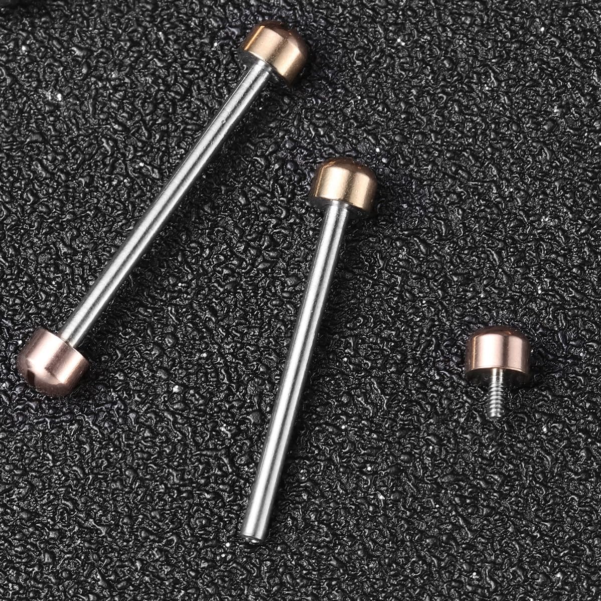 Angoily 2 Piezas Varillas de Conexión de 20mm Metal, para Correa de Reloj