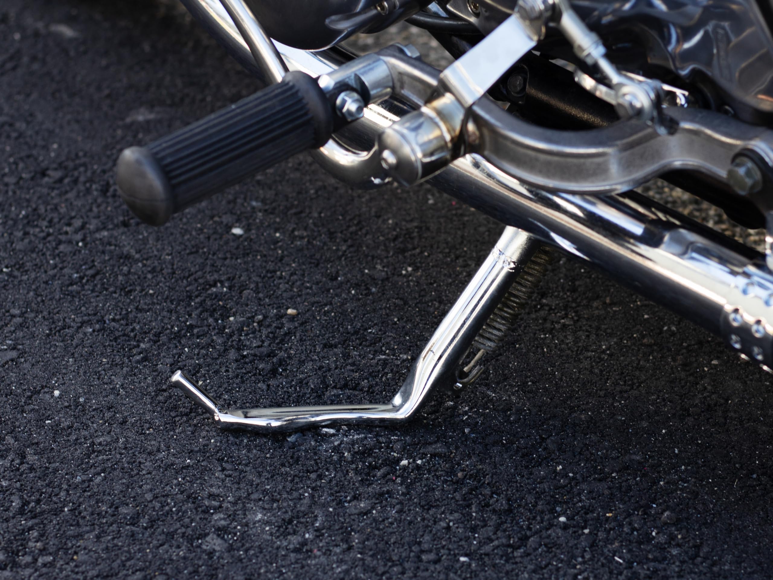 Amazon | W650/400/800用 ショートサイドスタンド クローム MOTOR ROCK