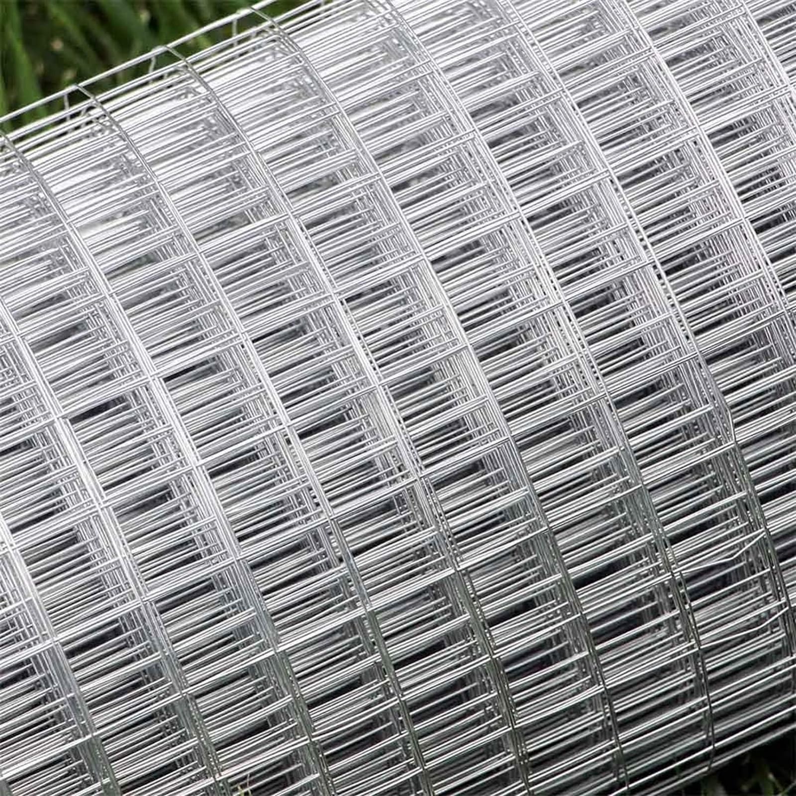 Drahtgitter Edelstahl Gitter Hasenzaun Drahtzaun Maulwurfgitter 1x5m 1x10m 1x15m 304 Edelstahl Drahtgewebe Quadratisch Stahl Maschendraht Filterschutz Gitternetz(Size:1x2m)