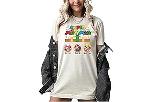 Personalized Mom Shirt, Custom Mom Shirt with Kids Names, Gift for Mom,...