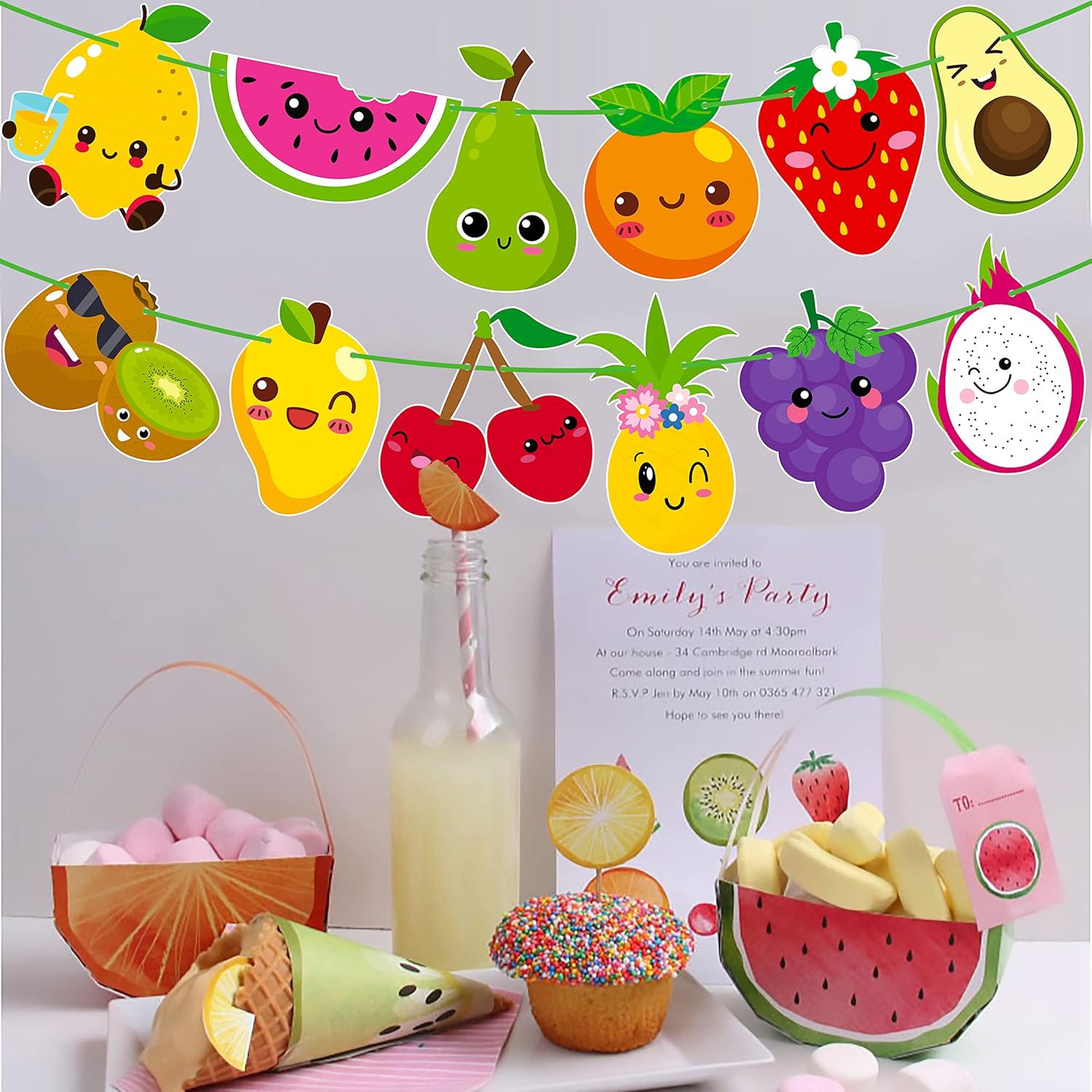Fruit Theme Birthday Party Decorations Twotti Frutti Colombia Ubuy
