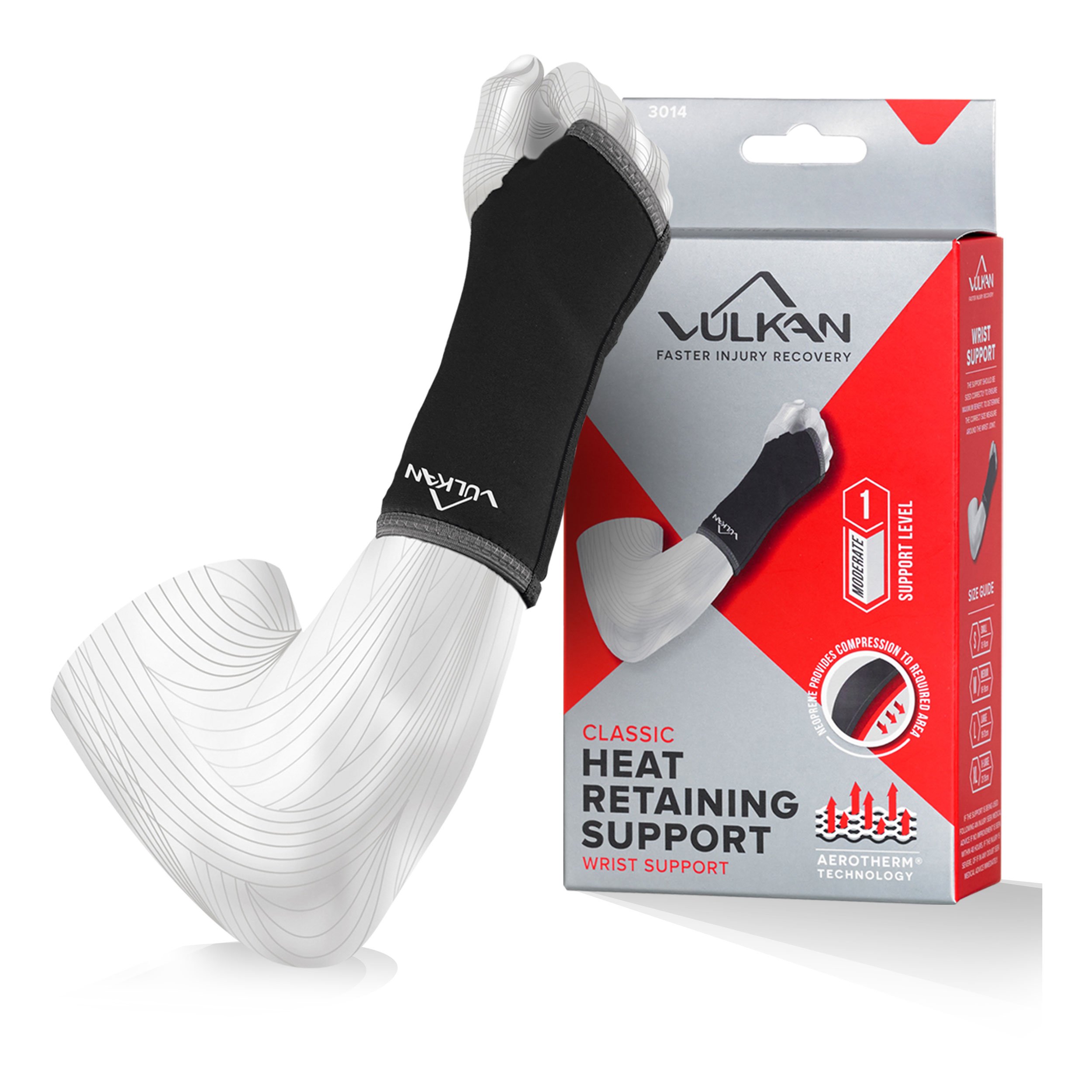 Vulkan (L) Wrist Support Neoprene Compression Brace